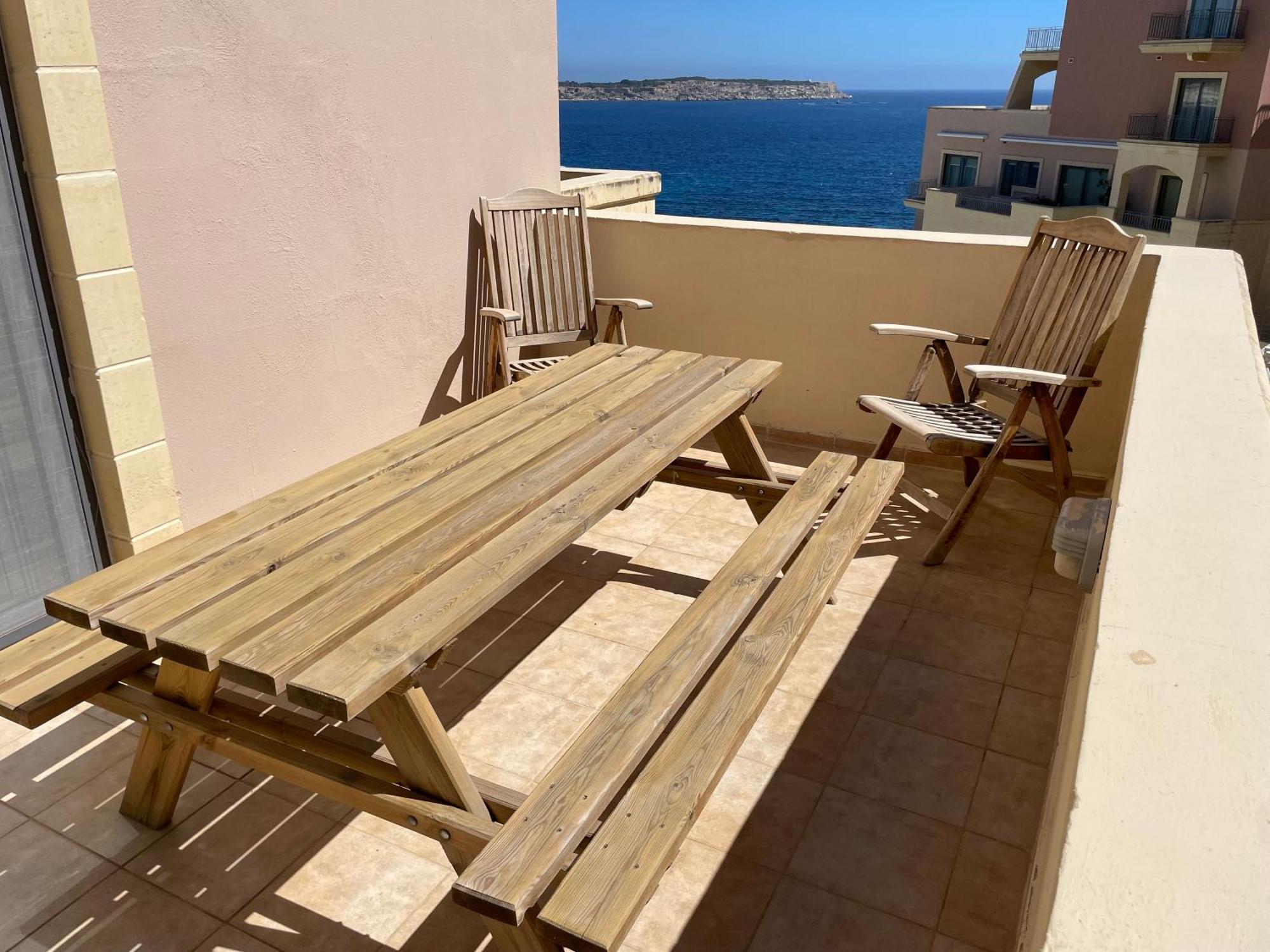 Spacious Luxurious Apartment With Seaview Mellieħa Cameră foto